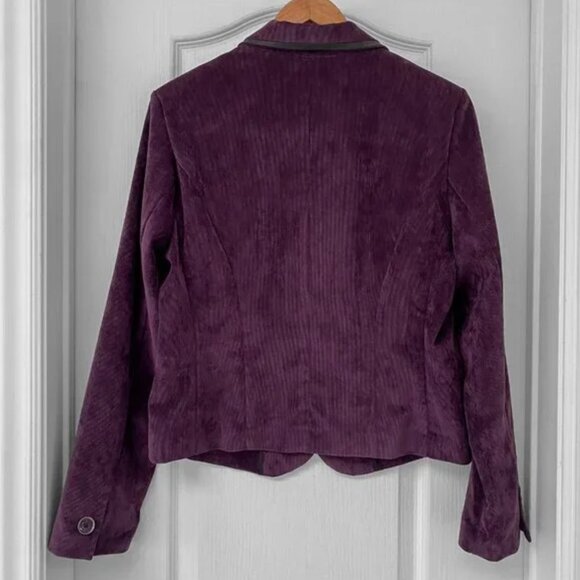 Larry Levine - Vintage Velveteen Purple Blazer - Picture 5 of 11